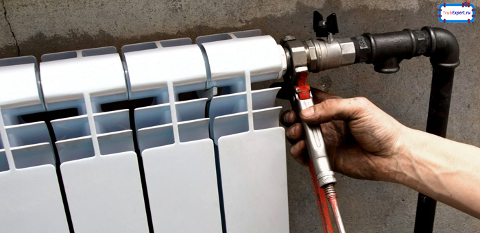 Установка крана