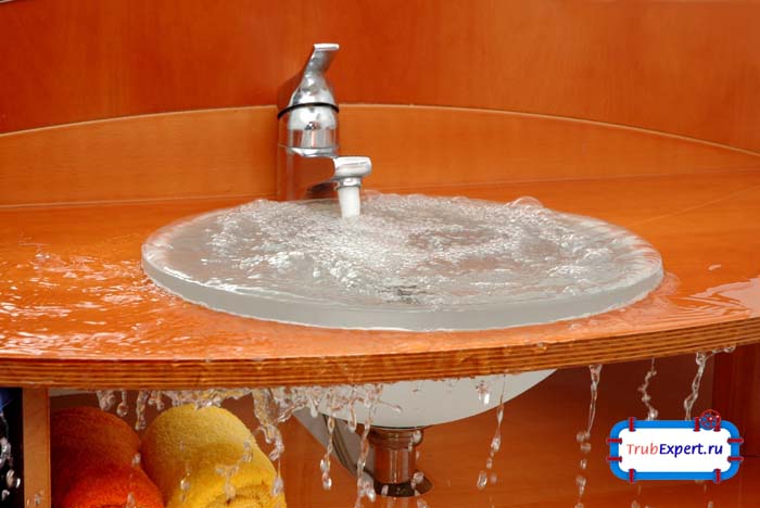 засор раковины