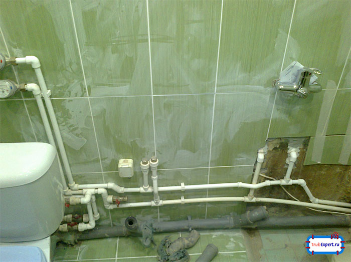 Разводка водопровода