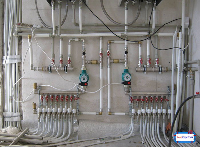 Разводка отопления
