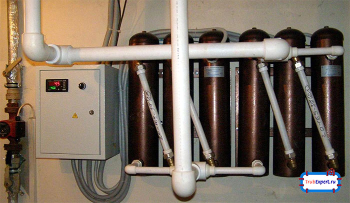 Сеть индукционных котлов