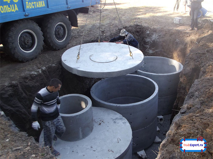 Трехкамерная выгребная яма