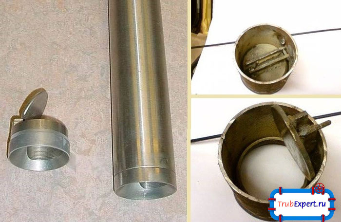 Конструкцию плоского клапана можно выполнить самостоятельно, используя подручные средства