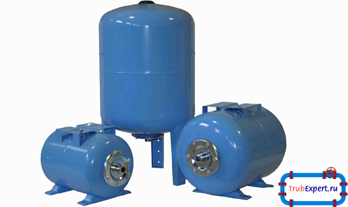 Гидроаккумуляторы, они же накопительные, напорные или расширительные баки - необходимые элементы для закрытого типа системы водоснабжения в домах