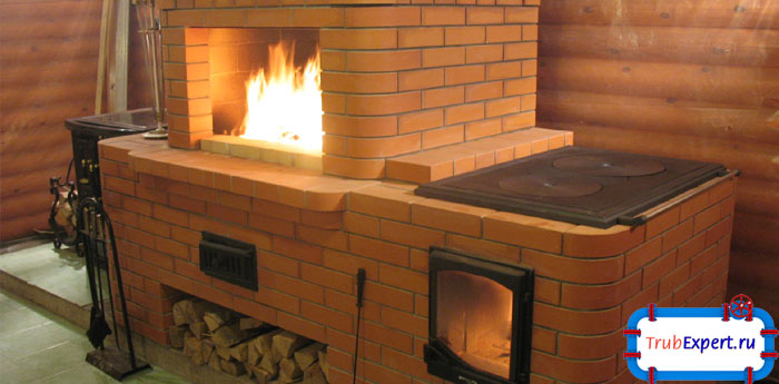 Печь может занять до пяти процентов от всей площади помещения