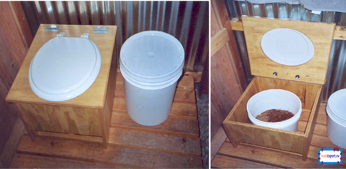 Унитаз для уличного туалета: пластиковый вариант на даче, в доме .