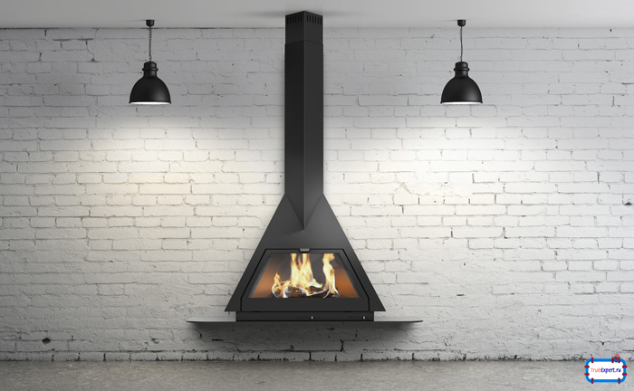 Камин с коаксиальным дымоходом 
