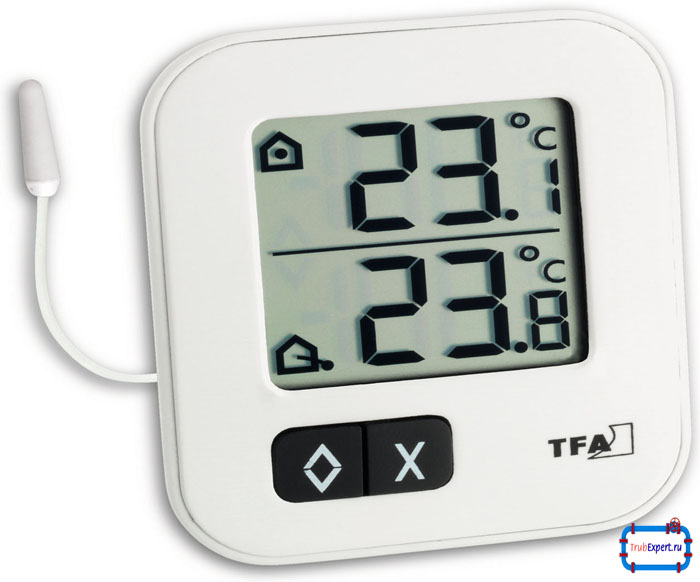 показывает температуру воздуха 