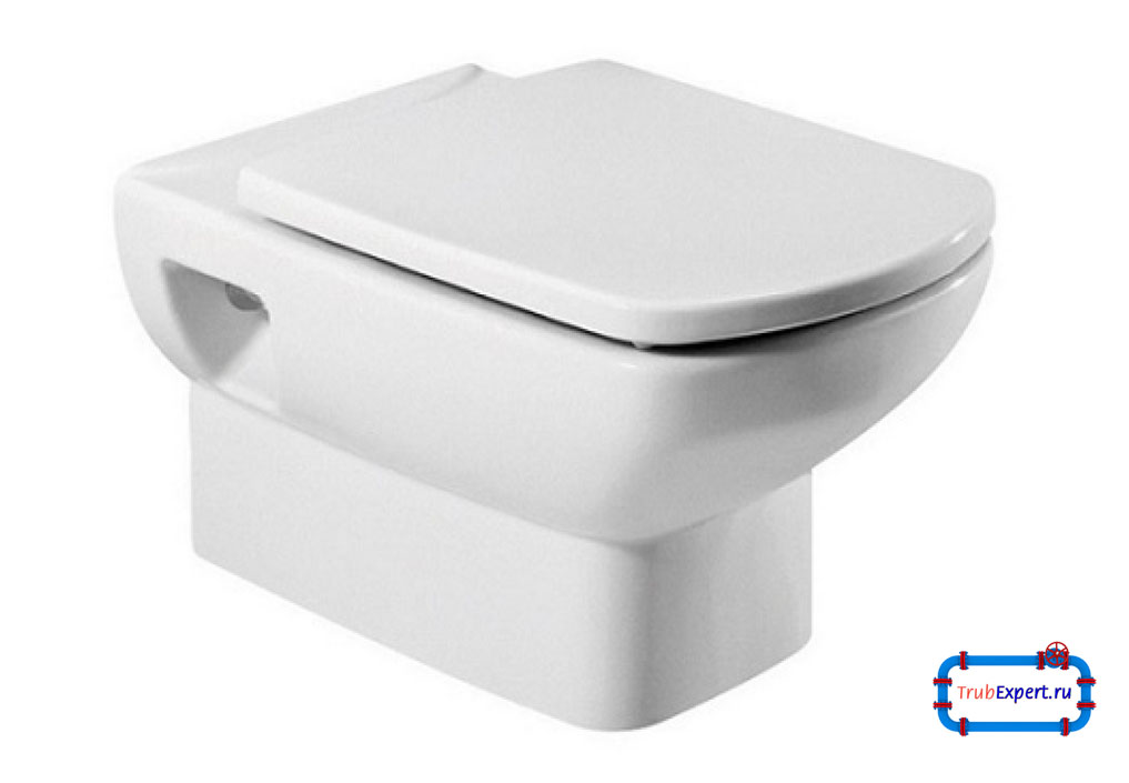 Красивый настенный унитаз