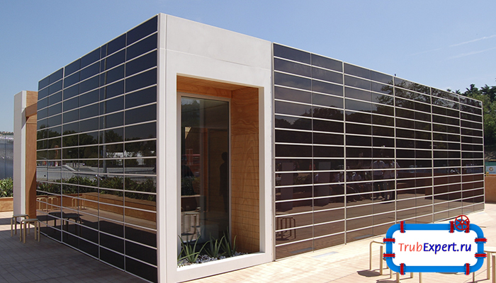 Дом с солнечными батареями Дом с солнечными батареями