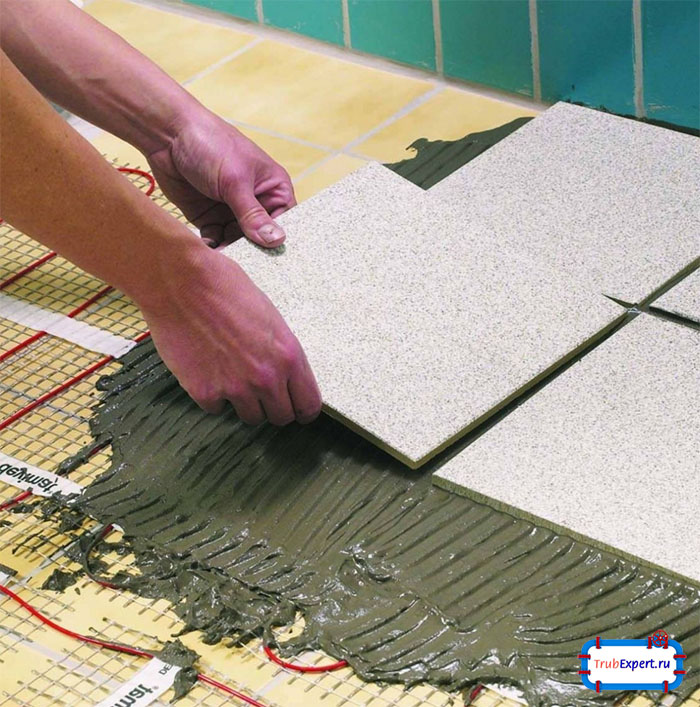 Монтаж теплого пола