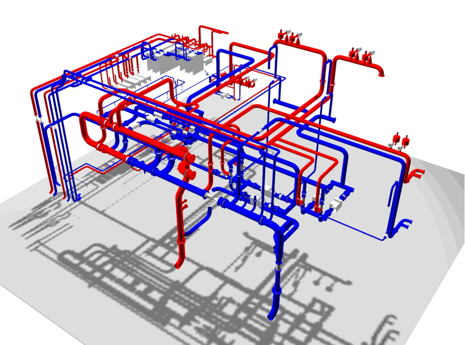 Трубопровод для отопления дома