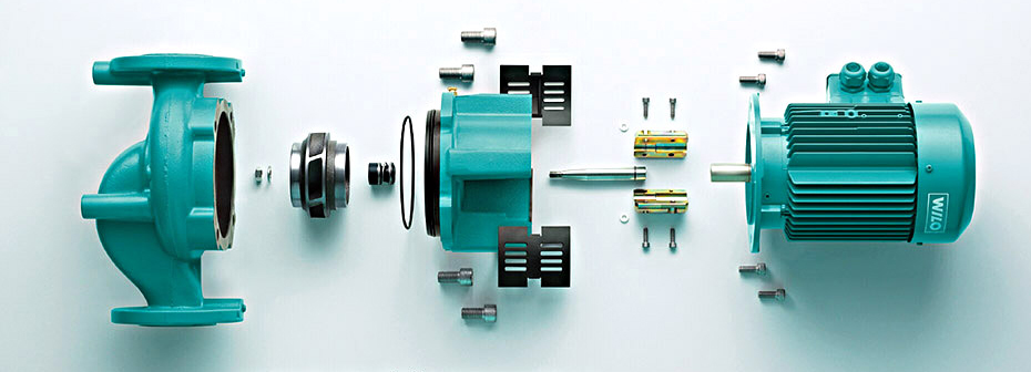 циркуляционный насос с сухим ротором