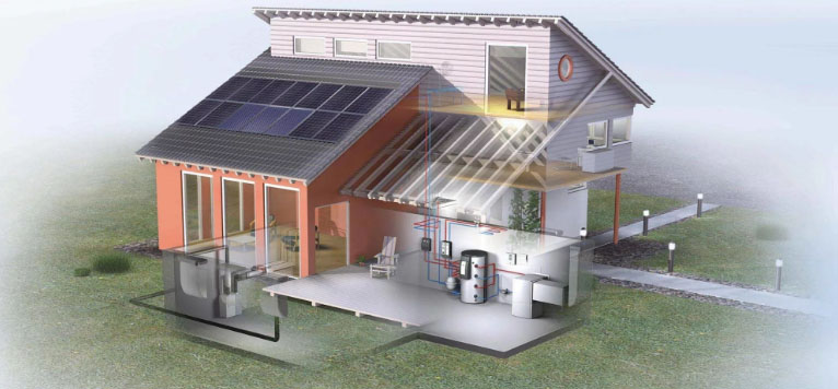 Тепловой насос типа воздух-воздух