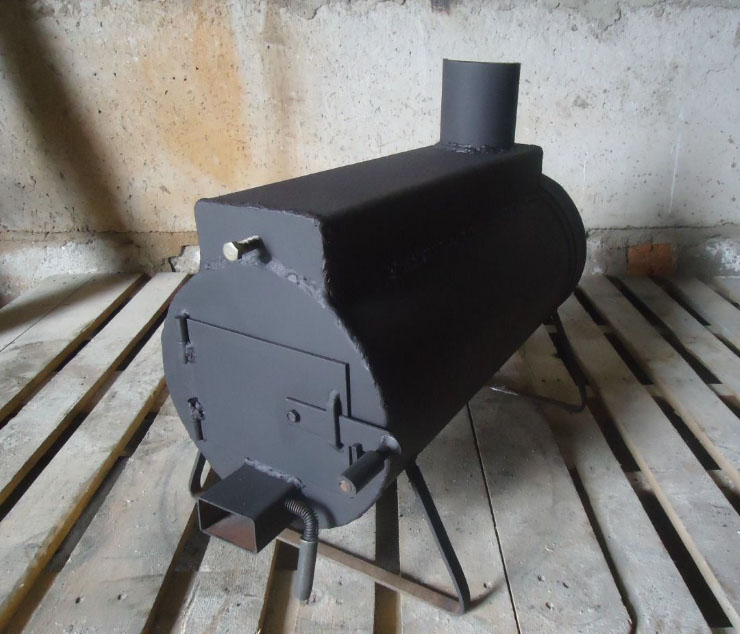 Руководство по самостоятельному изготовлению печи для бани из трубы